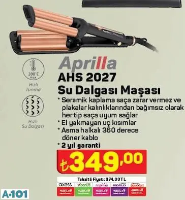 APRİLLA SU DALGASI MAŞASI